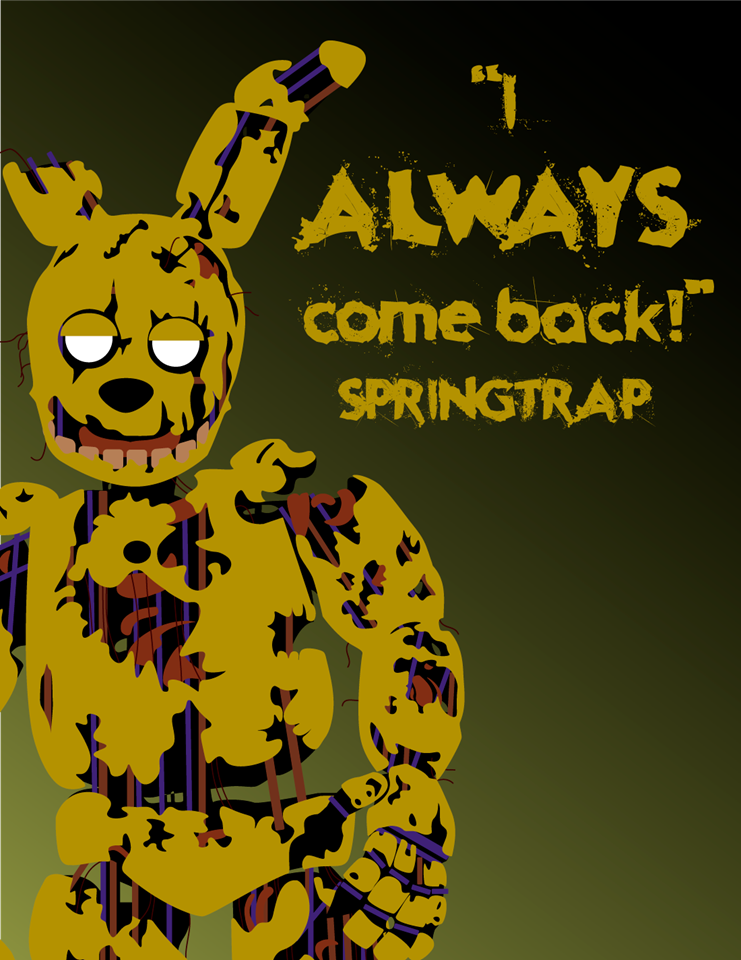 Springtrap Villain Poster